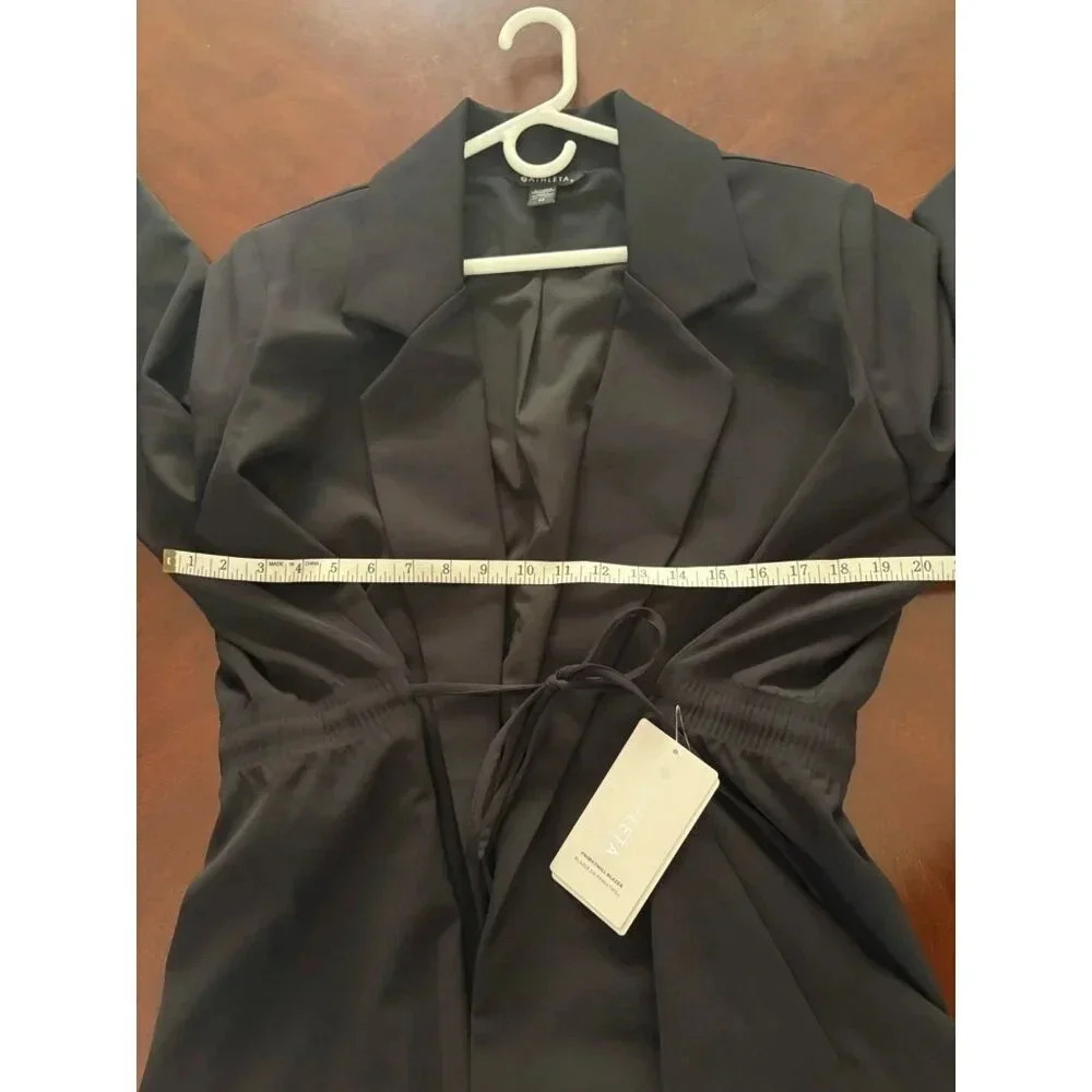 Athleta NWT Primatwill Career and Casual Blazer in Black Size 22 PLUS or 2XL - Picture 8 of 13